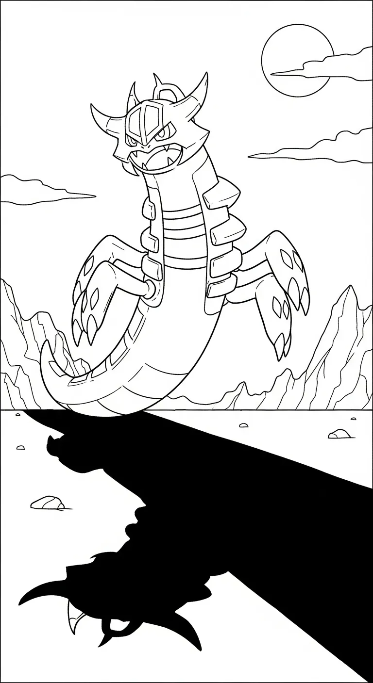 tải hình tô màu Tranh Tô Màu Pokemon Huyền Thoại cho bé 8 tuổi