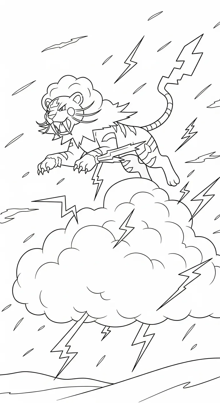 tranh tô màu Tranh Tô Màu Pokemon Huyền Thoại cho bé 6 tuổi