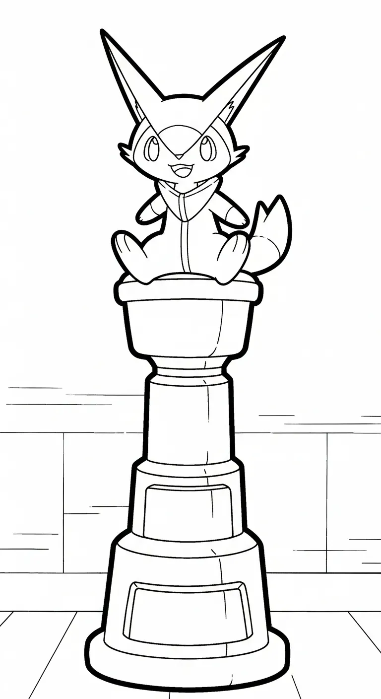 tranh tô màu Tranh Tô Màu Pokemon Huyền Thoại cho bé 7-8 tuổi