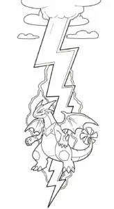 tải file hình tô màu Tranh Tô Màu Pokemon Huyền Thoại