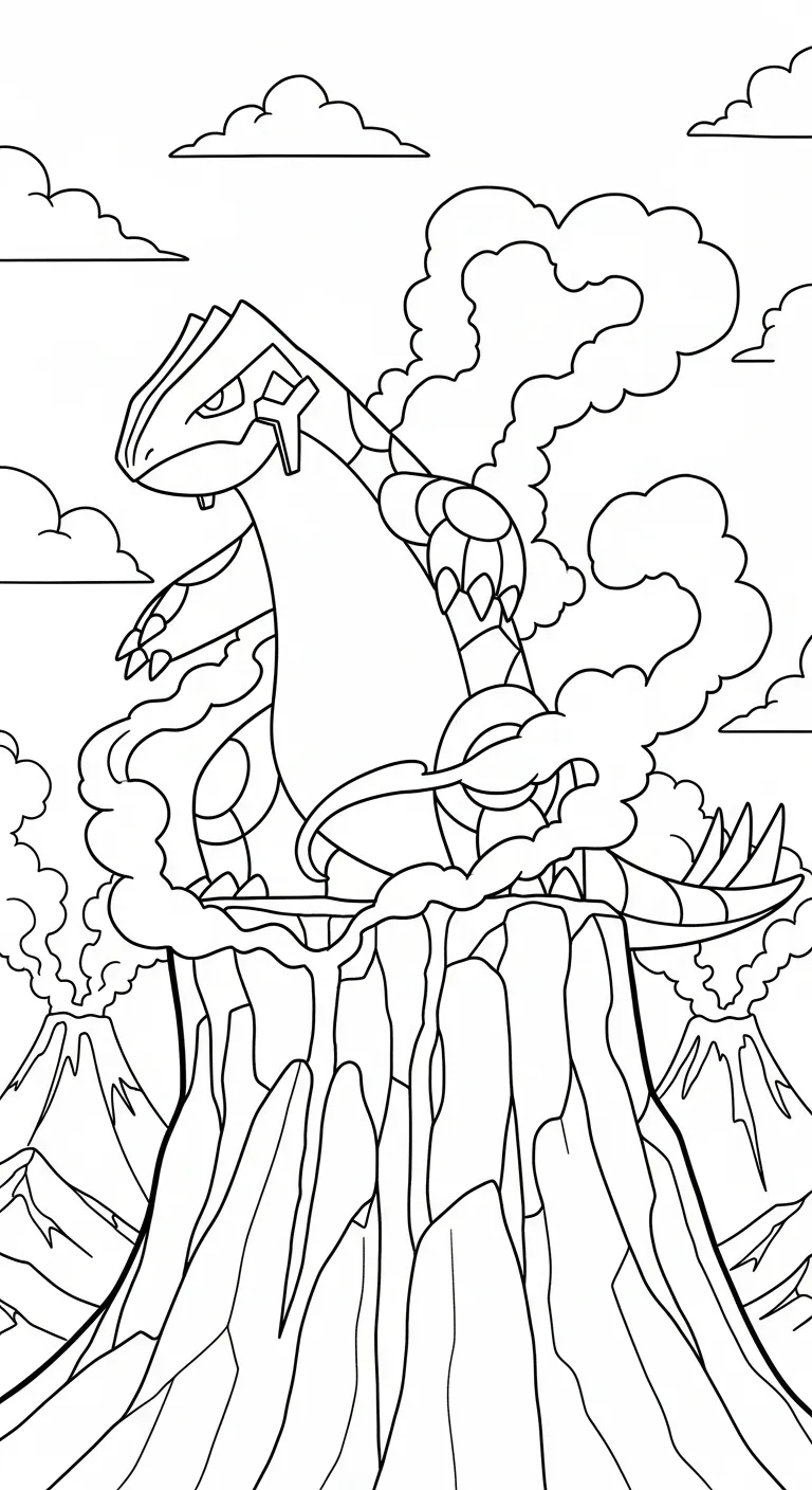 hình tô màu Tranh Tô Màu Pokemon Huyền Thoại rõ nét