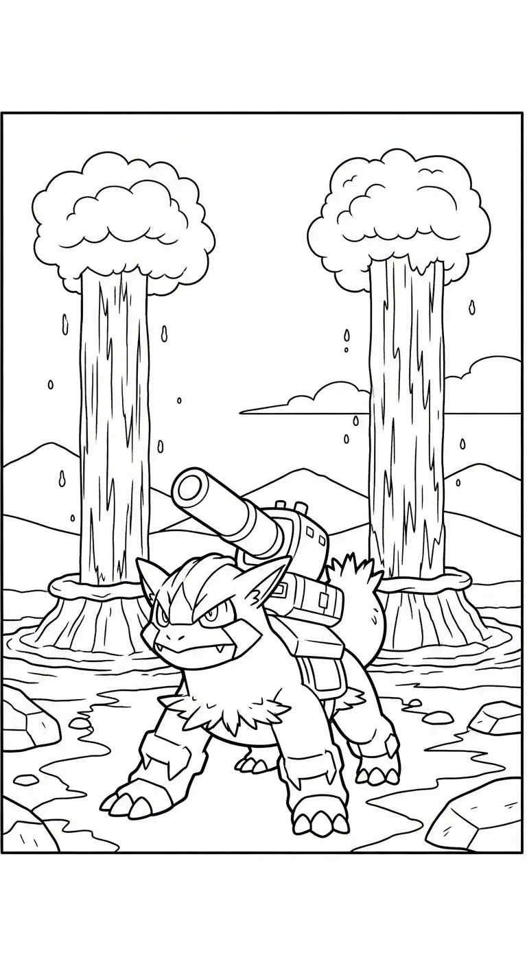 tranh tô màu Tranh Tô Màu Pokemon Huyền Thoại cho bé 4 tuổi