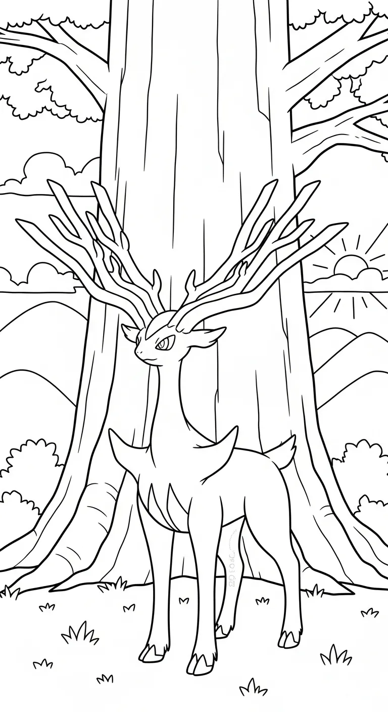 download tranh tô màu Tranh Tô Màu Pokemon Huyền Thoại miễn phí