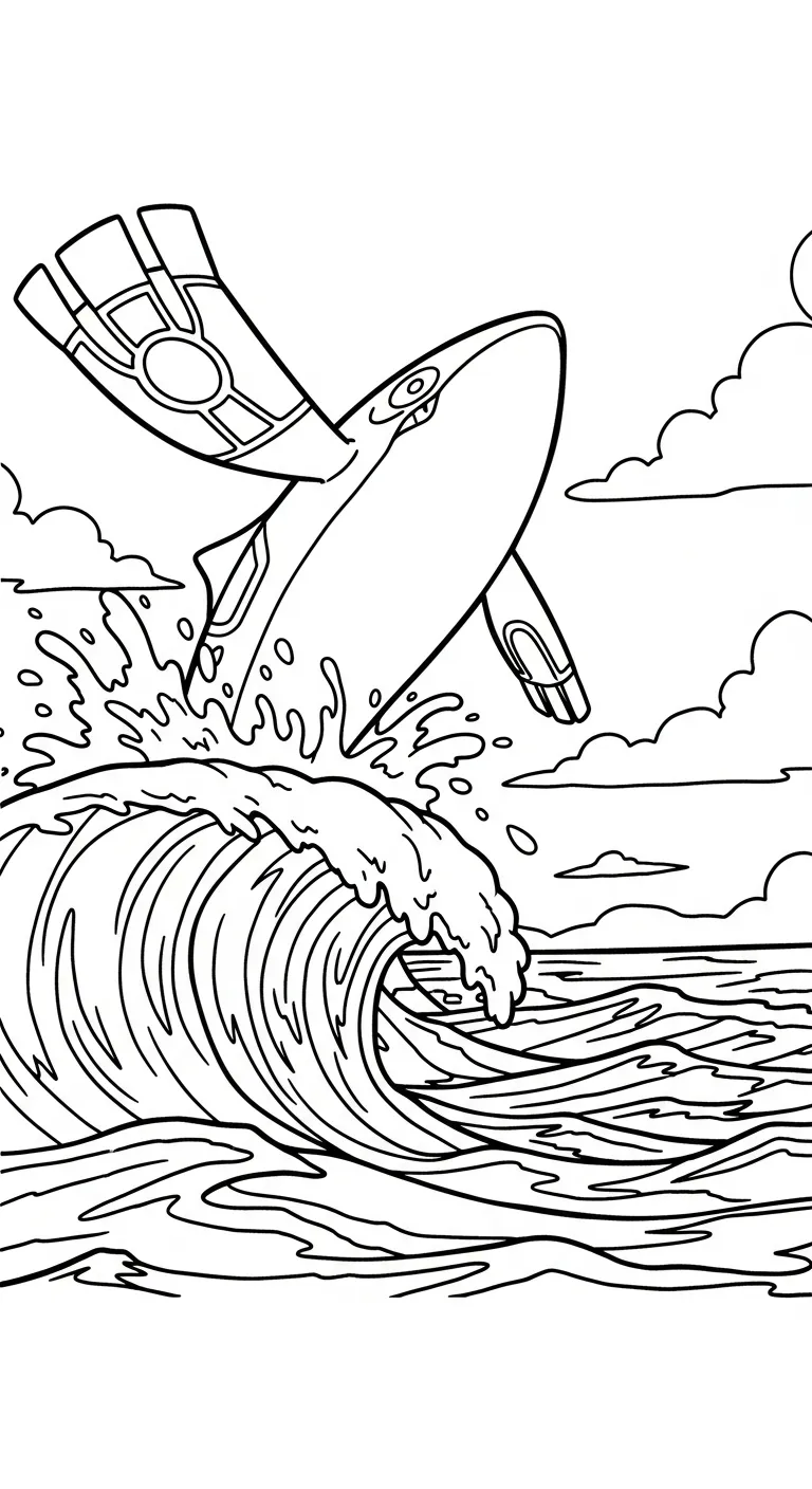 tranh tô màu Tranh Tô Màu Pokemon Huyền Thoại cho bé mới nhất