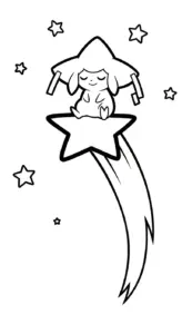 tải tranh tô màu Tranh Tô Màu Pokemon Huyền Thoại