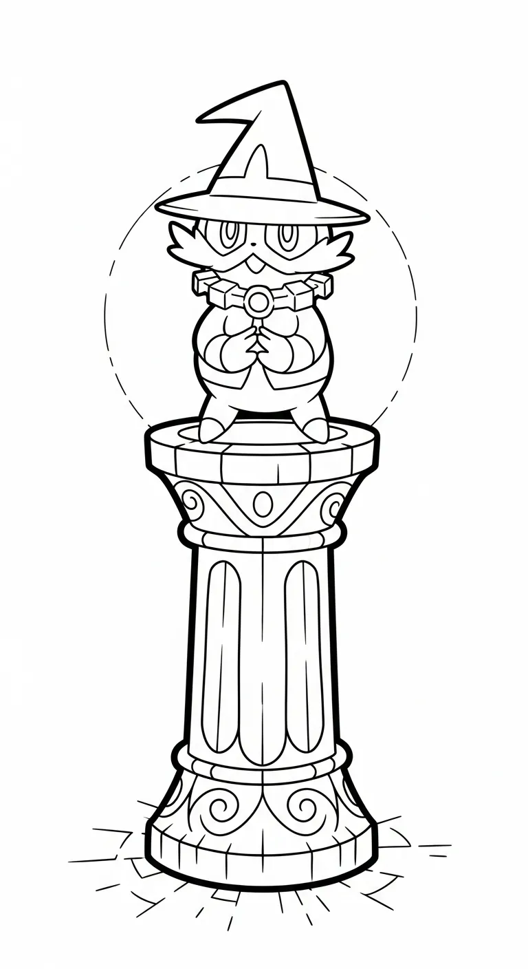 hình tô màu Tranh Tô Màu Pokemon Huyền Thoại cho bé 8 tuổi 1