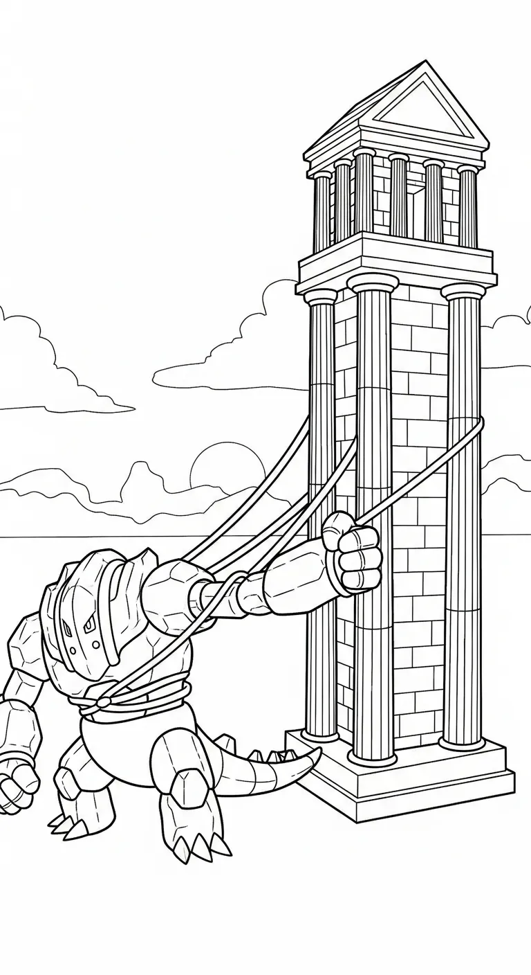 in tranh tô màu Tranh Tô Màu Pokemon Huyền Thoại cho bé 8 tuổi