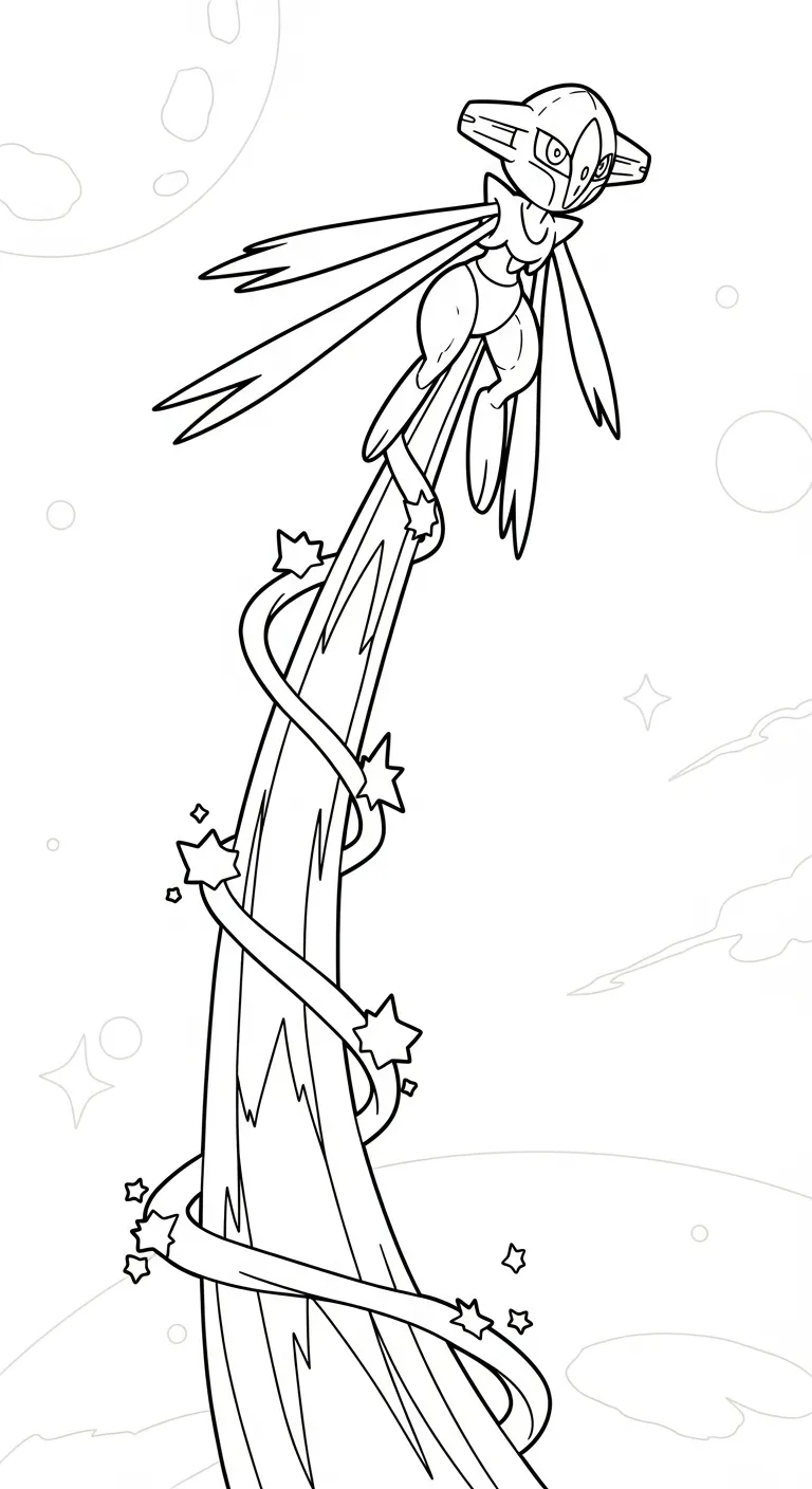 tranh tô màu Tranh Tô Màu Pokemon Huyền Thoại in ngay