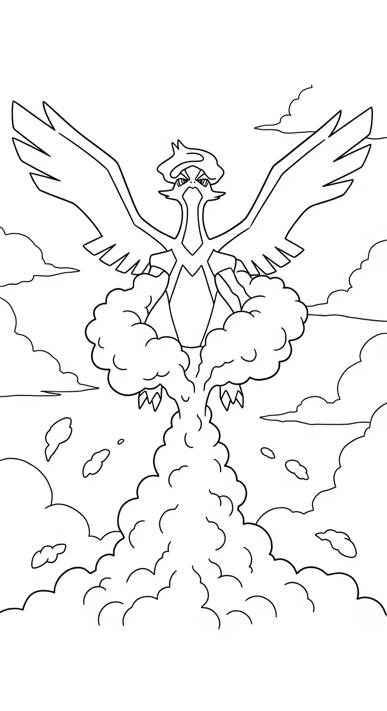 tải tranh tô màu Tranh Tô Màu Pokemon Huyền Thoại chất lượng cao