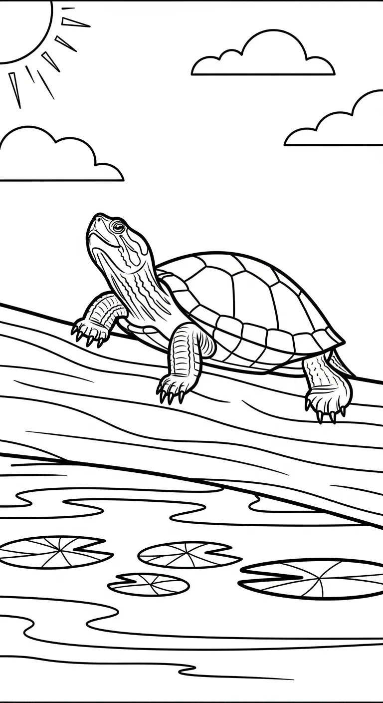 tải hình tô màu Rùa pdf