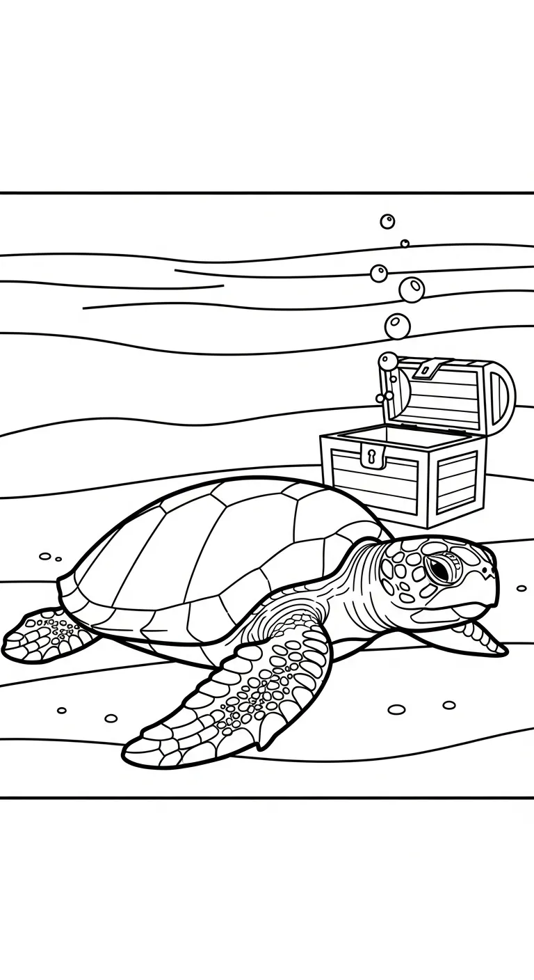 tải tranh tô màu Rùa pdf