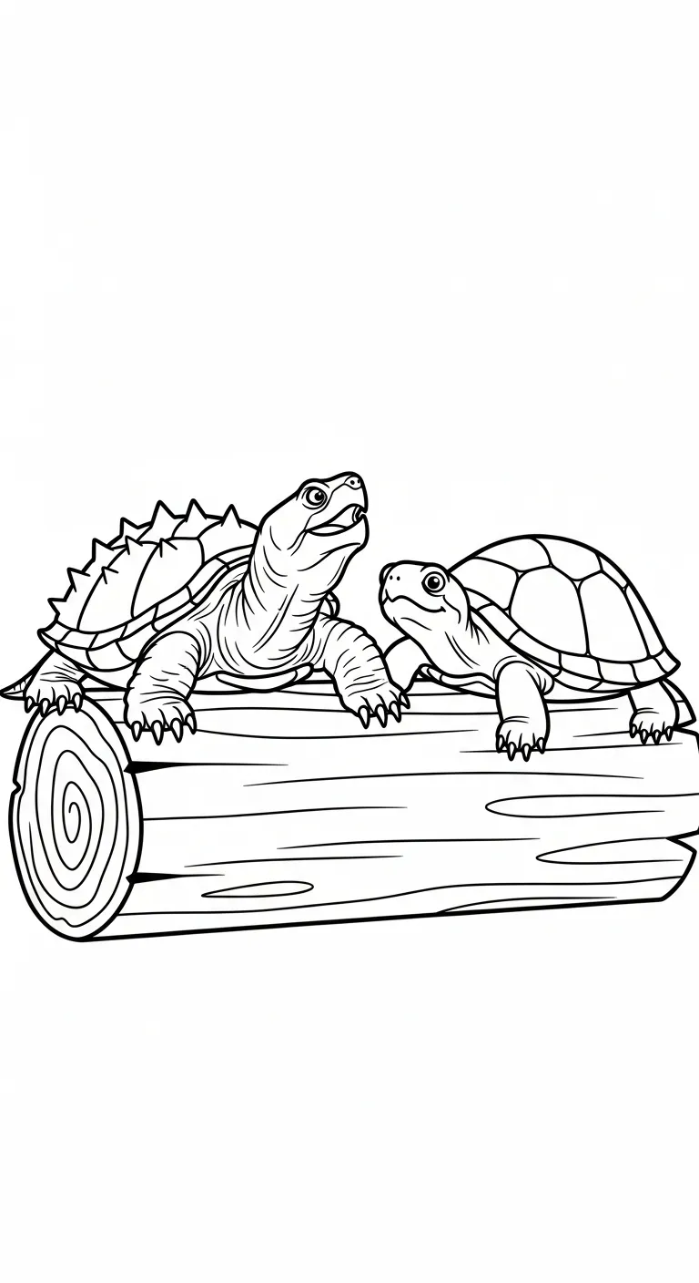 hình tô màu Rùa pdf