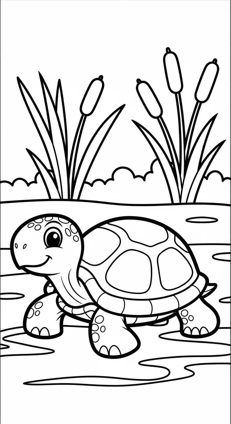 tải hình tô màu Rùa pdf 1