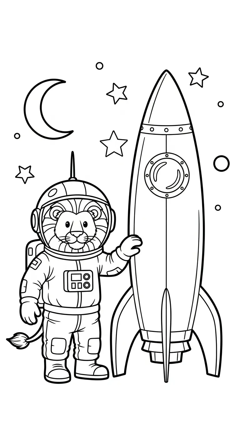 tải file hình tô màu Tranh Tô Màu Sư Tử