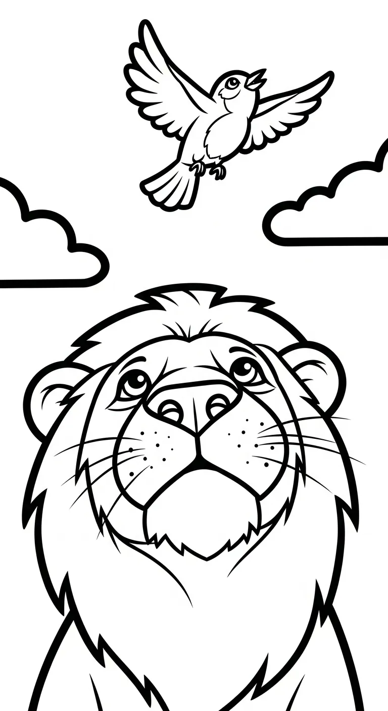 tranh tô màu Tranh Tô Màu Sư Tử tập tô