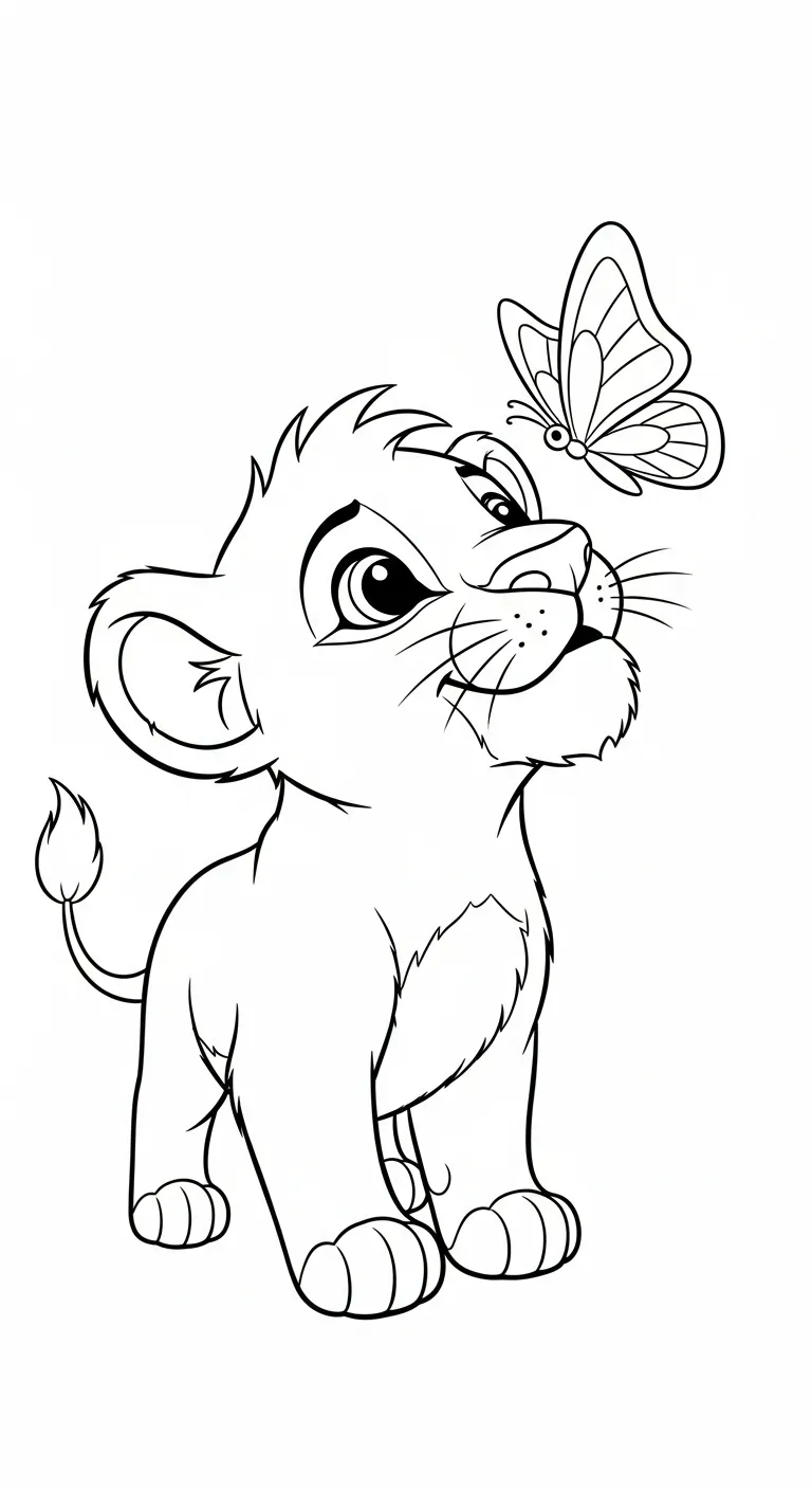 tải tranh tô màu Tranh Tô Màu Sư Tử