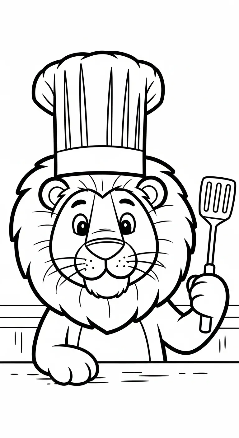 in tranh tô màu Tranh Tô Màu Sư Tử cho bé 5 tuổi