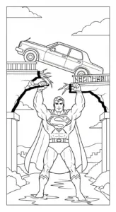 tranh tô màu Tranh Tô Màu Superman pdf