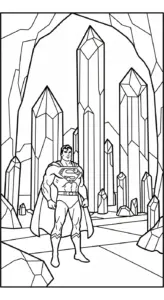 tranh tô màu Tranh Tô Màu Superman rõ nét