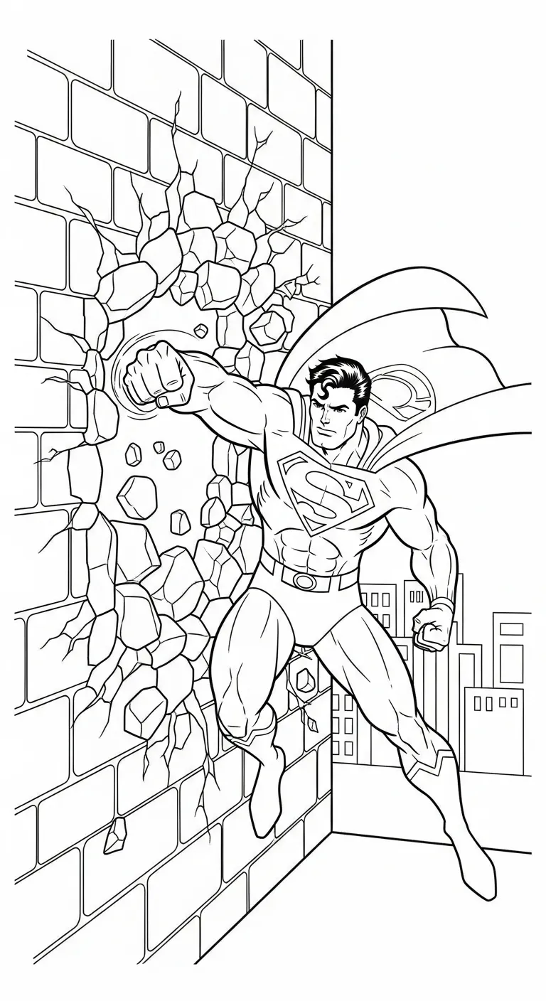 tranh tô màu Tranh Tô Màu Superman pdf
