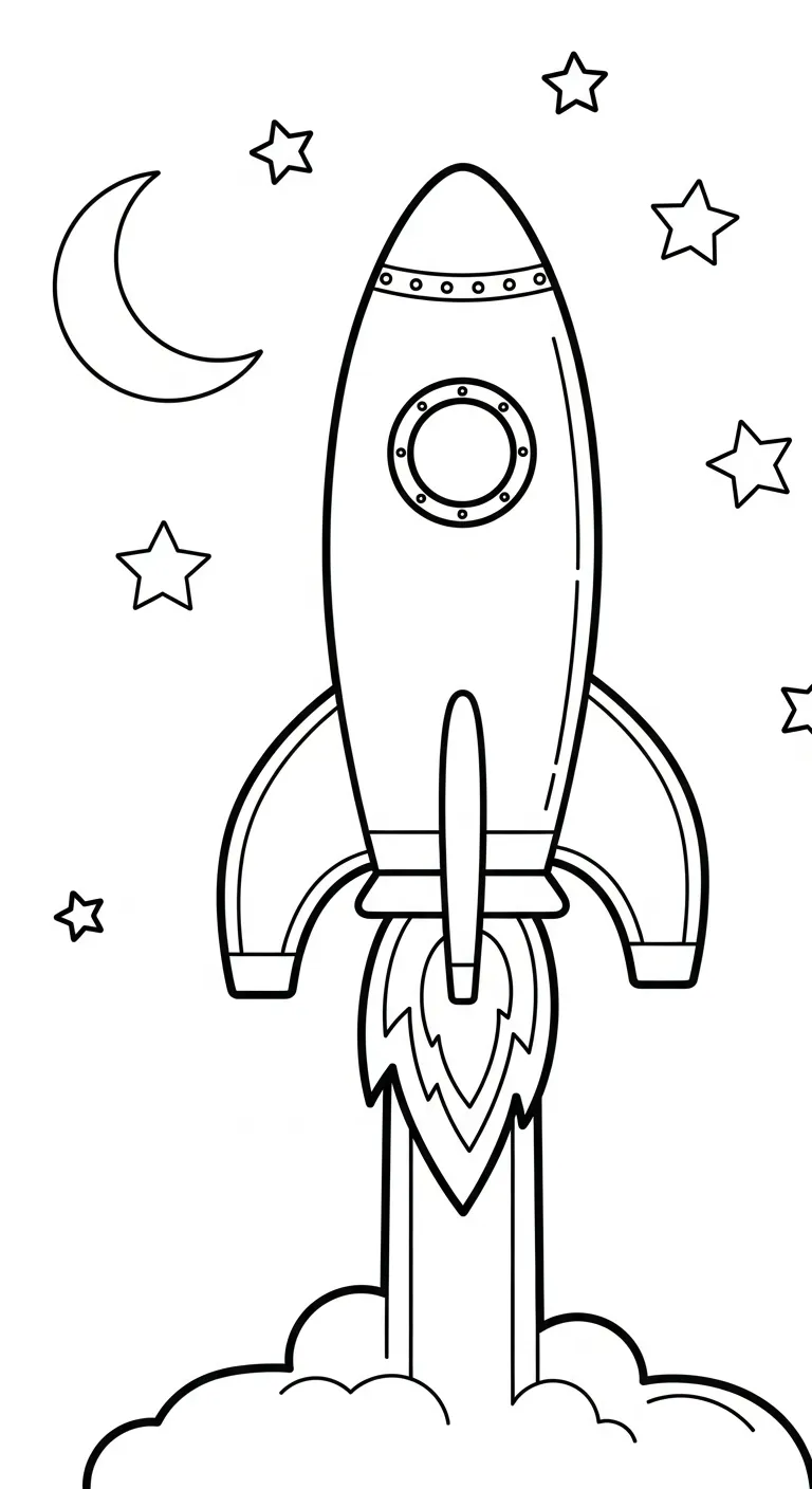 in tranh tô màu Tranh Tô Màu Tàu Vũ Trụ khổ A4