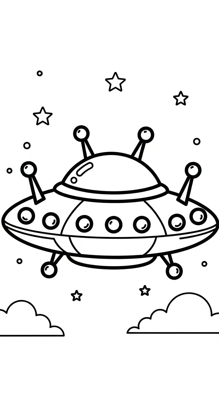tải tranh tô màu Tranh Tô Màu Tàu Vũ Trụ chất lượng cao