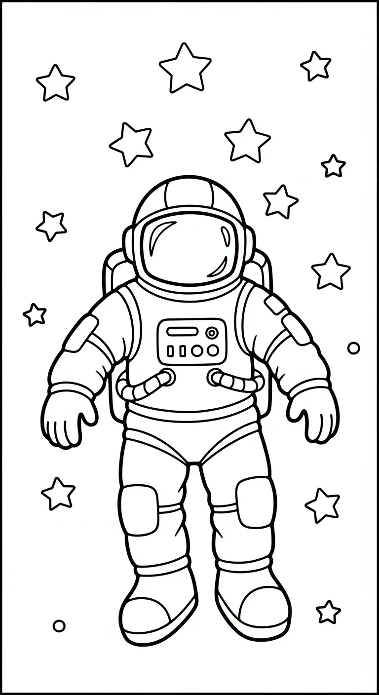 tải tranh tô màu Tranh Tô Màu Tàu Vũ Trụ pdf 1