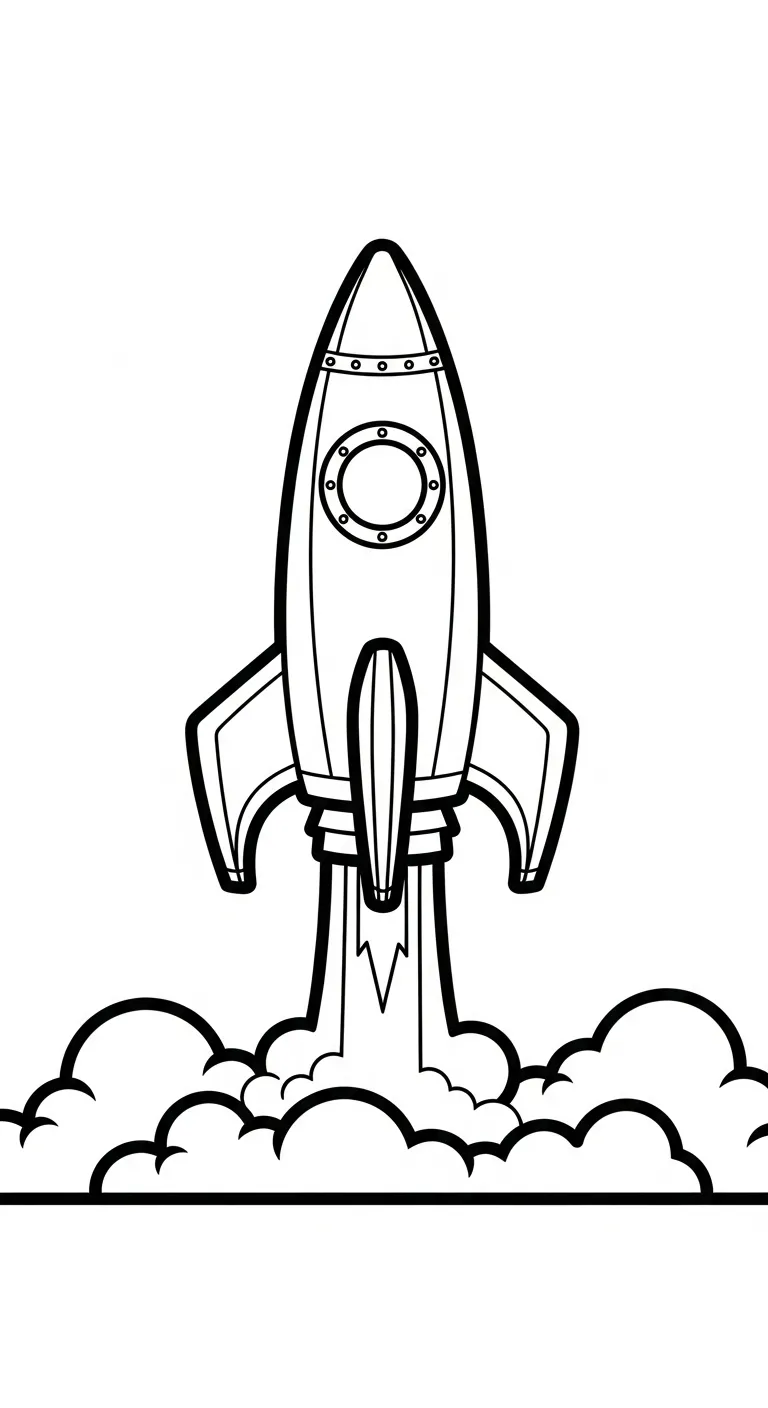 in tranh tô màu Tranh Tô Màu Tàu Vũ Trụ cho bé