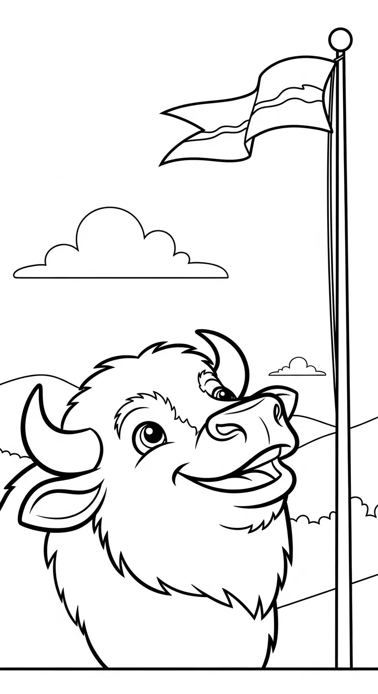 tranh tô màu Tranh Tô Màu Trâu miễn phí