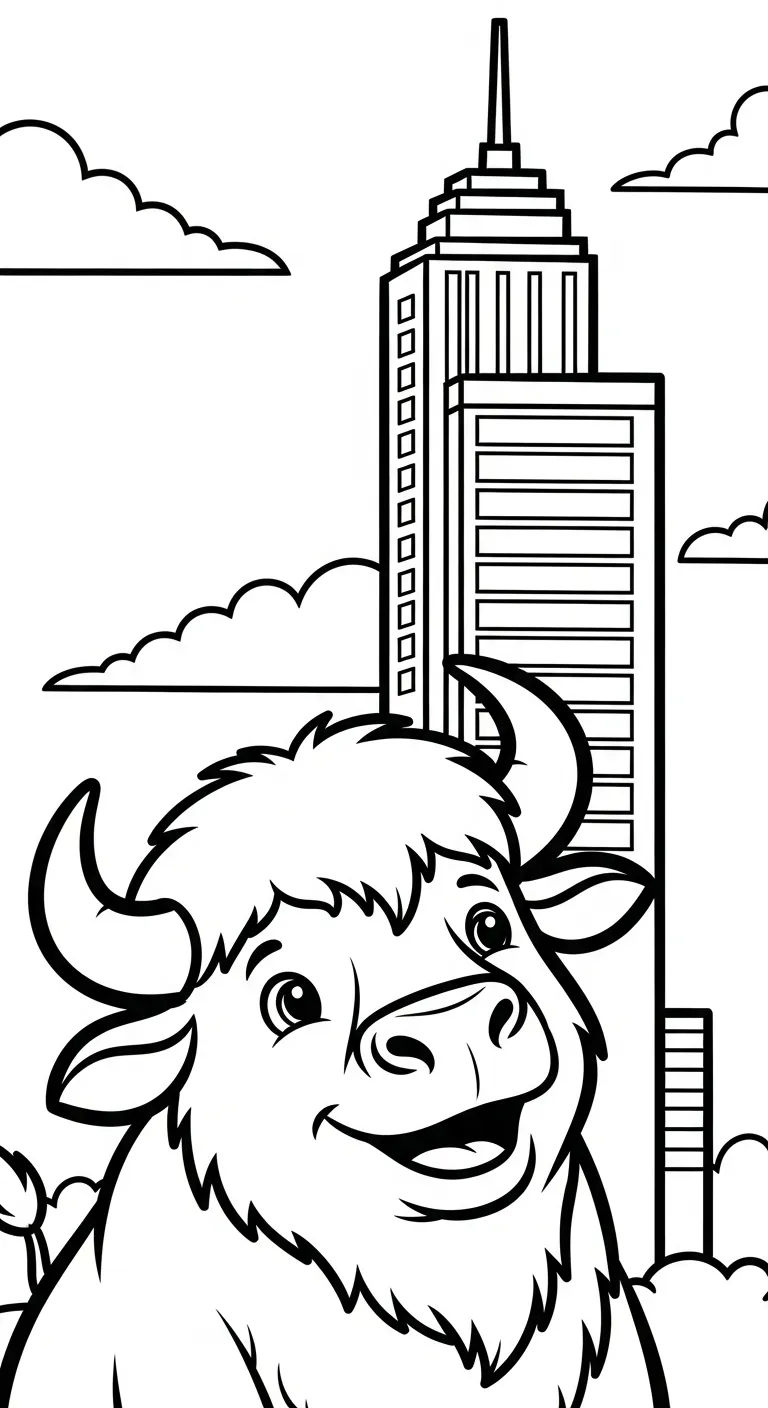 tranh tô màu Tranh Tô Màu Trâu cho bé 5 tuổi miễn phí