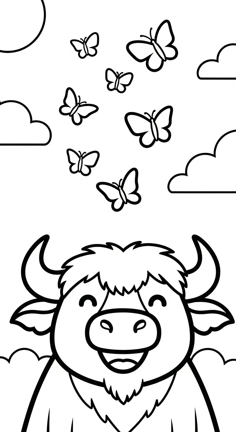 tranh tô màu Tranh Tô Màu Trâu cho bé 8 tuổi