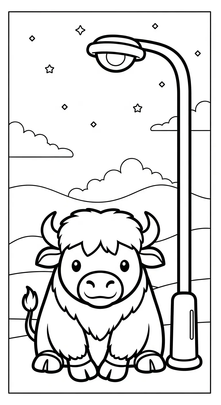 tranh tô màu Tranh Tô Màu Trâu cho bé mới nhất 1