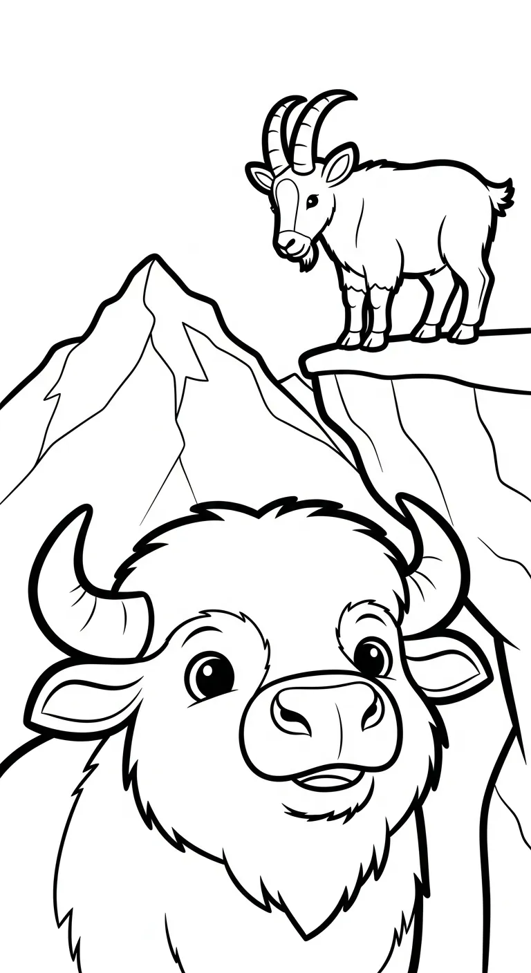 mẫu in tranh tô màu Tranh Tô Màu Trâu cho bé