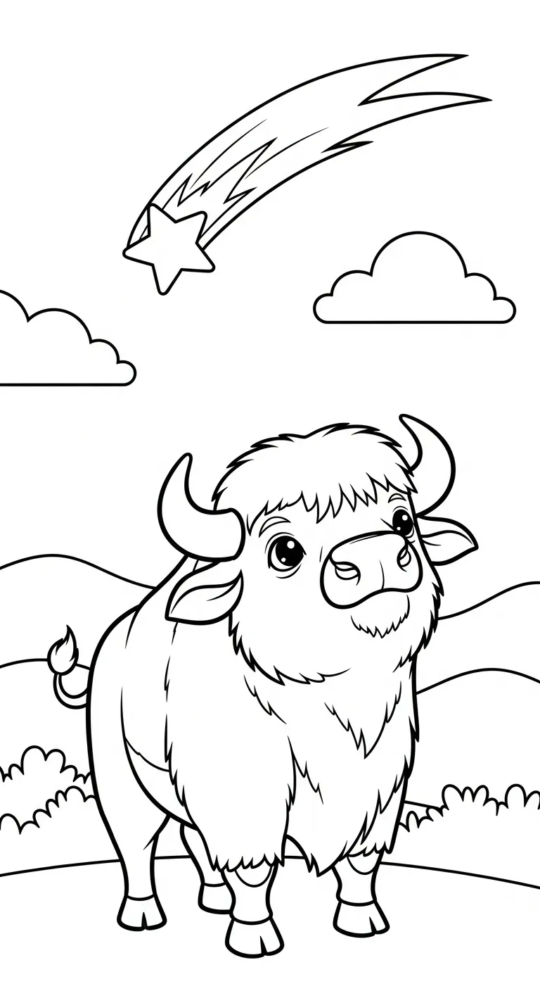 tranh tô màu Tranh Tô Màu Trâu cho bé 4 tuổi