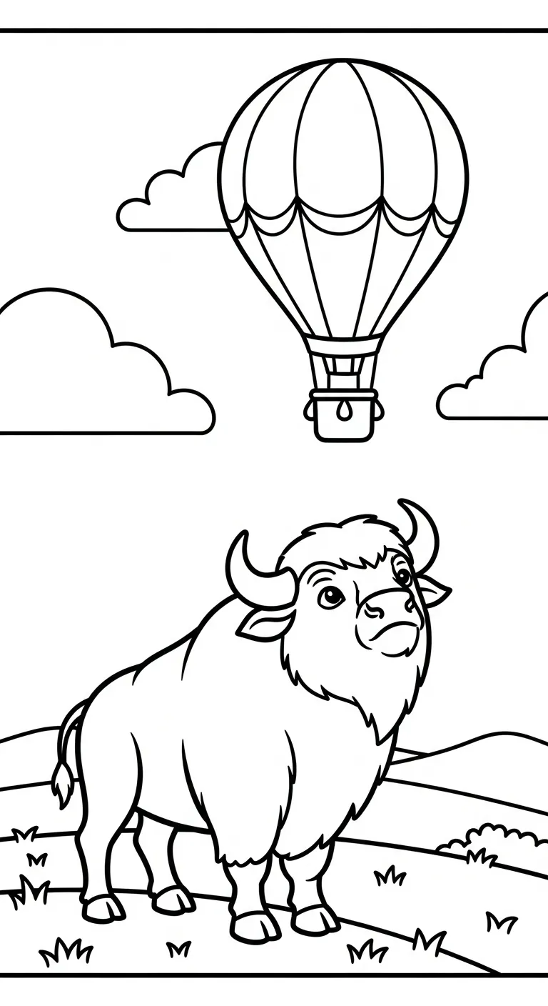 tải file hình tô màu Tranh Tô Màu Trâu