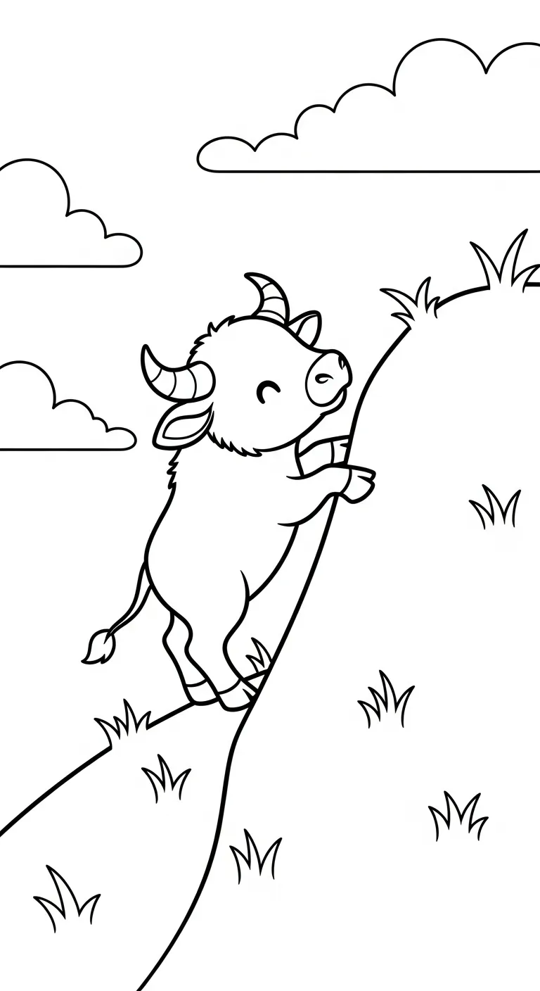 mẫu in hình tô màu Tranh Tô Màu Trâu cho bé 1