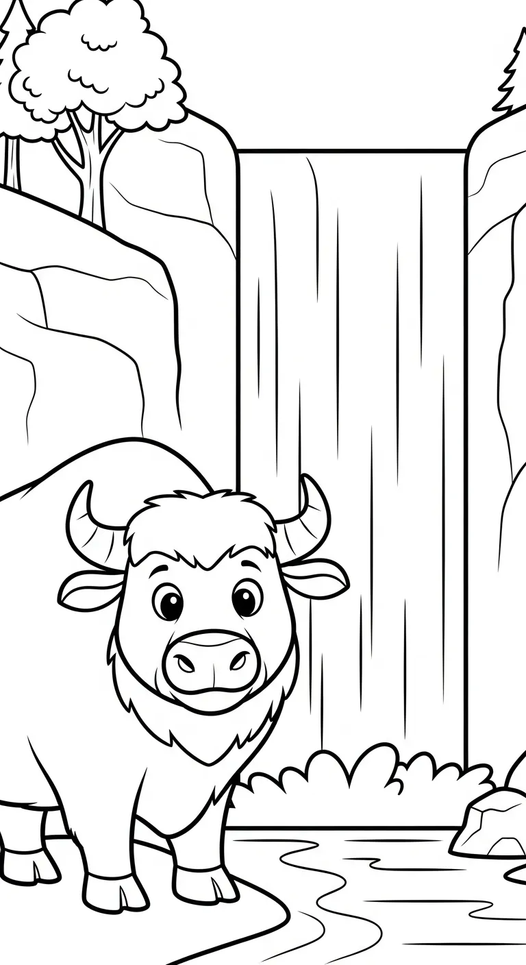 tranh tô màu Tranh Tô Màu Trâu cho bé 7 tuổi miễn phí