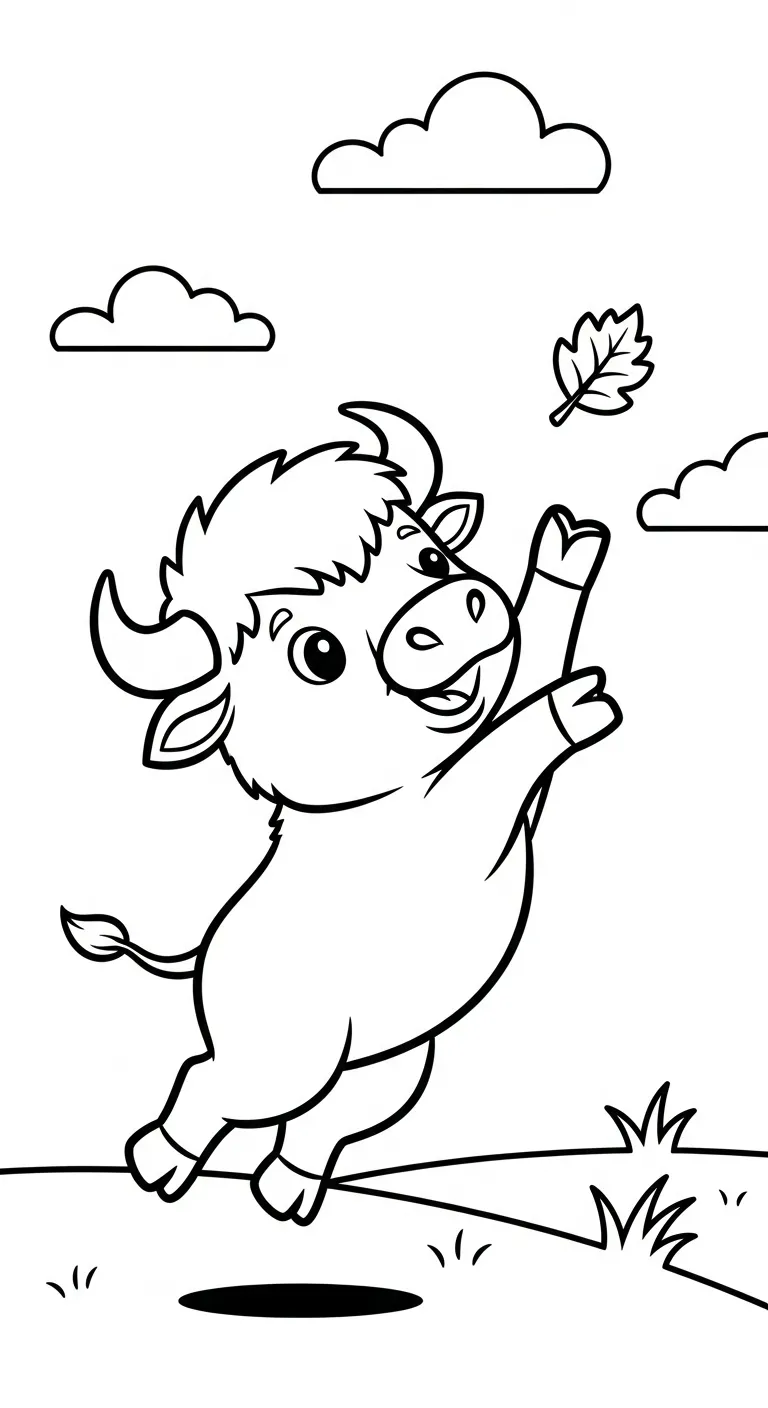 tranh tô màu Tranh Tô Màu Trâu cho bé mới nhất