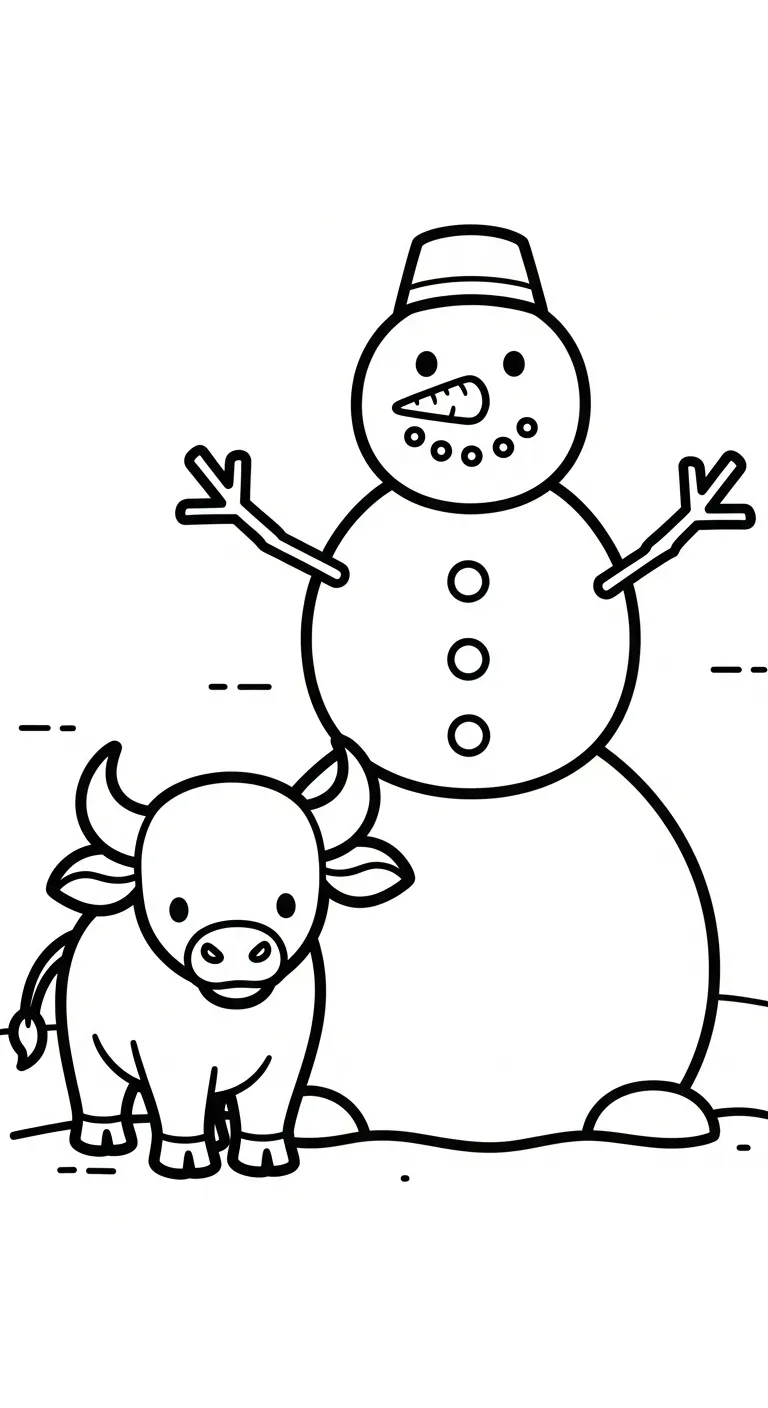 tải tranh tô màu Tranh Tô Màu Trâu miễn phí