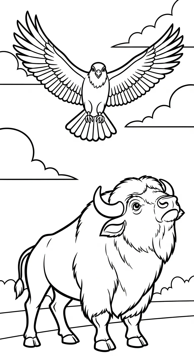 tranh tô màu Tranh Tô Màu Trâu cho bé 3 tuổi