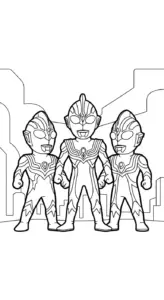 tải tranh tô màu Tranh Tô Màu Ultraman miễn phí