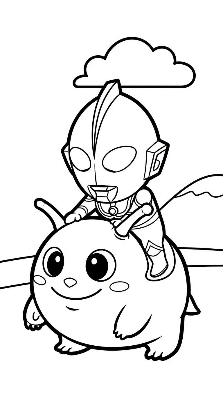 tranh tô màu Tranh Tô Màu Ultraman pdf