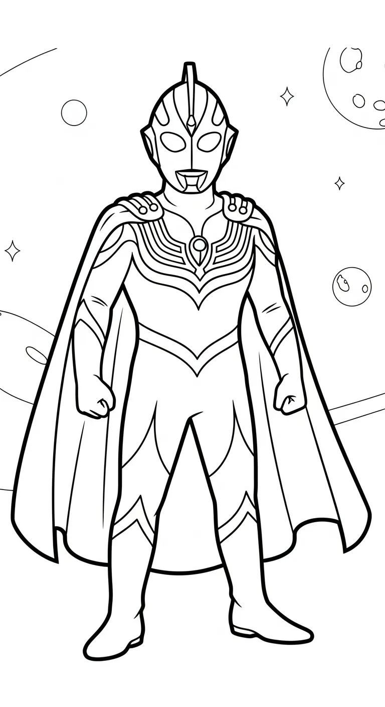 hình tô màu Tranh Tô Màu Ultraman pdf