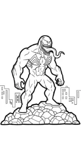 tải hình tô màu Tranh Tô Màu Venom không mất tiền