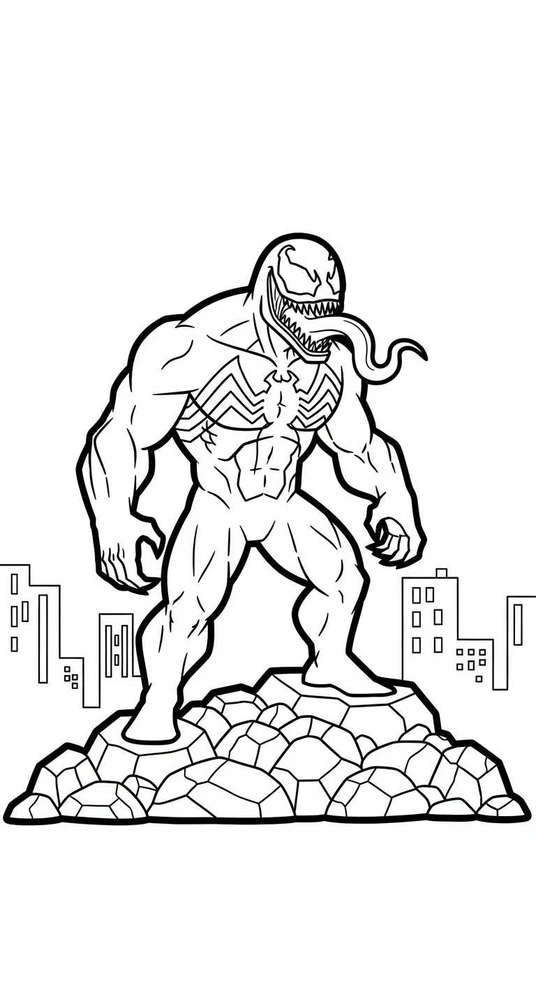 tải hình tô màu Tranh Tô Màu Venom không mất tiền