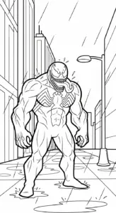 hình tô màu Tranh Tô Màu Venom cho bé 7 tuổi miễn phí