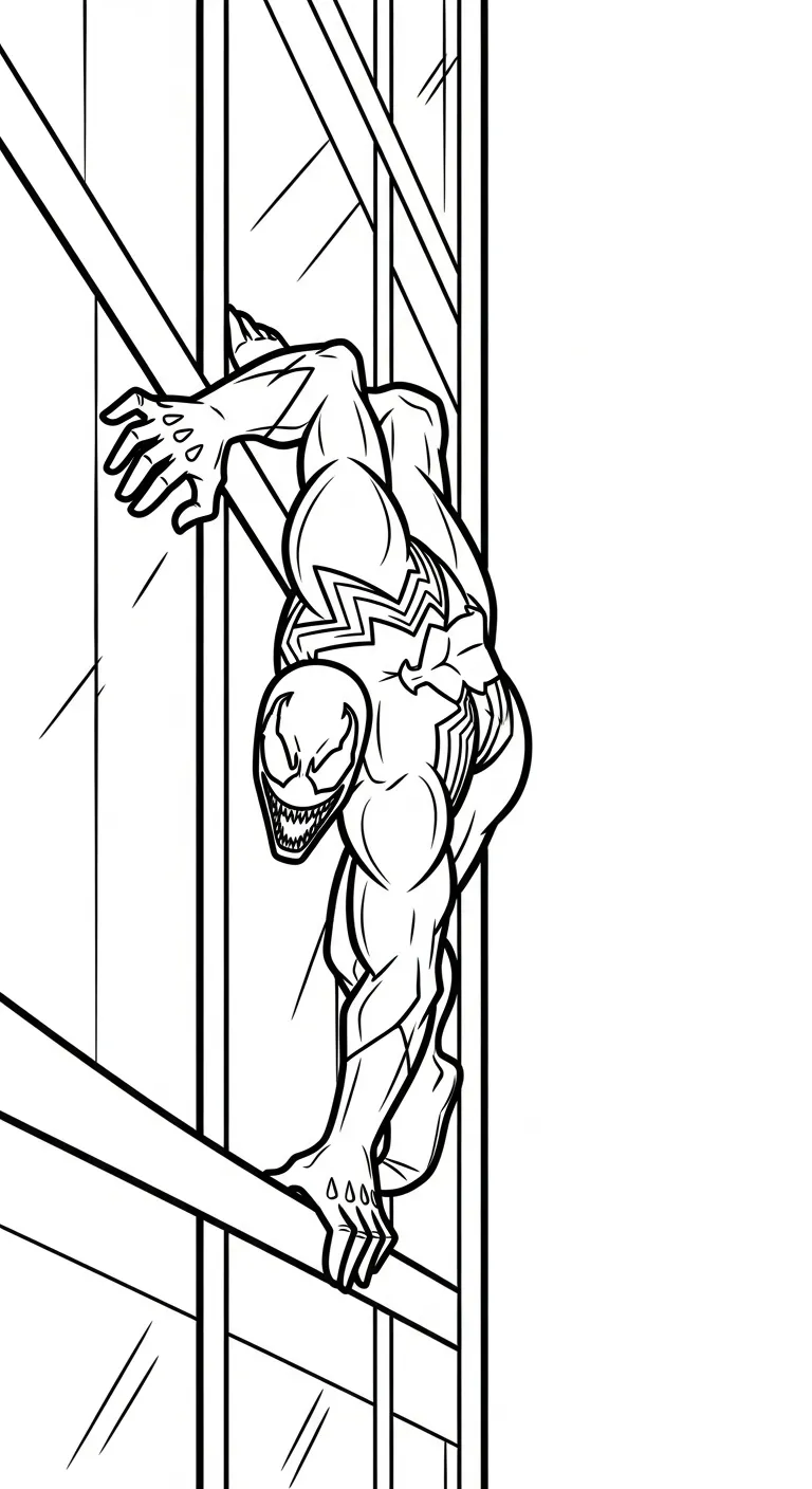 tải file hình tô màu Tranh Tô Màu Venom