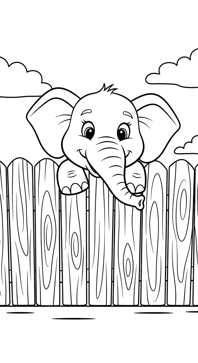 download tranh tô màu Tranh Tô Màu Voi miễn phí