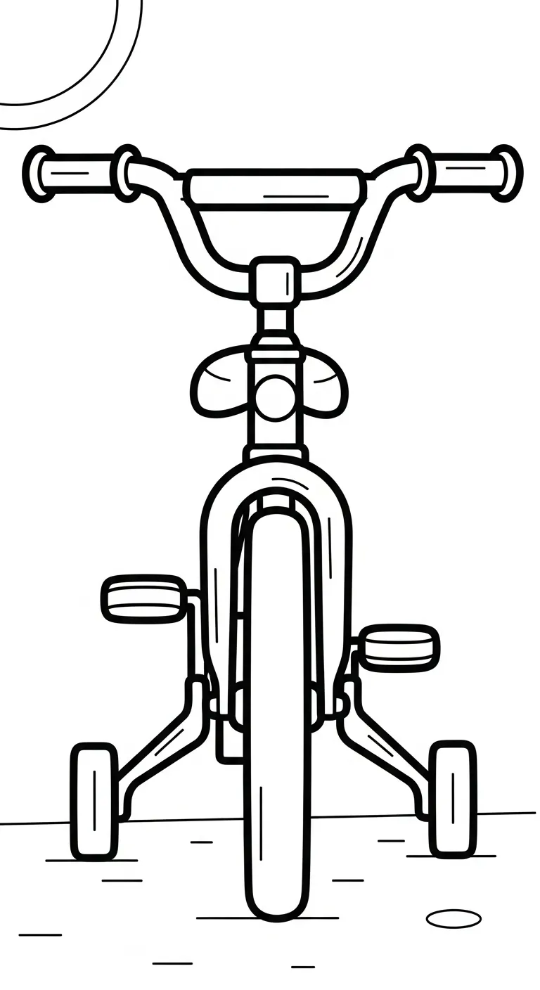 in hình tô màu Tranh Tô Màu Xe Đạp miễn phí