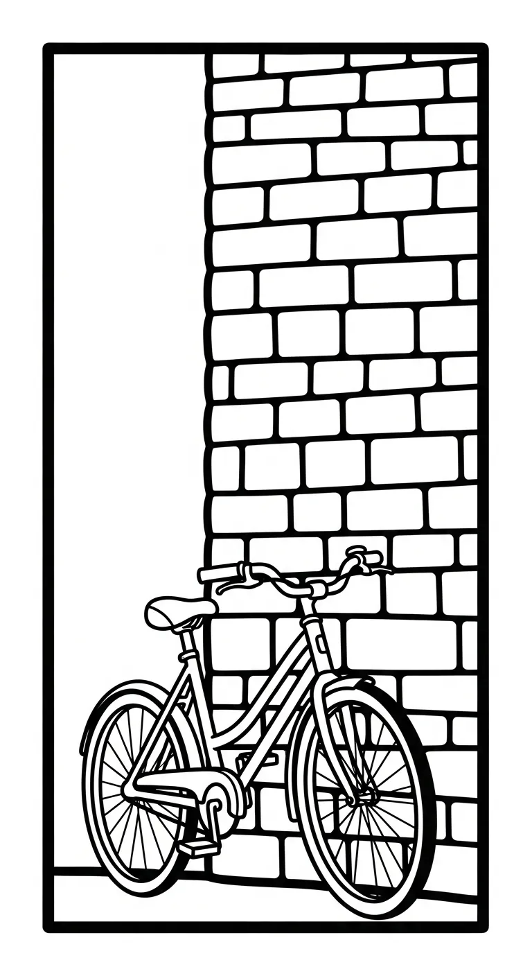 in tranh tô màu Tranh Tô Màu Xe Đạp khổ A4